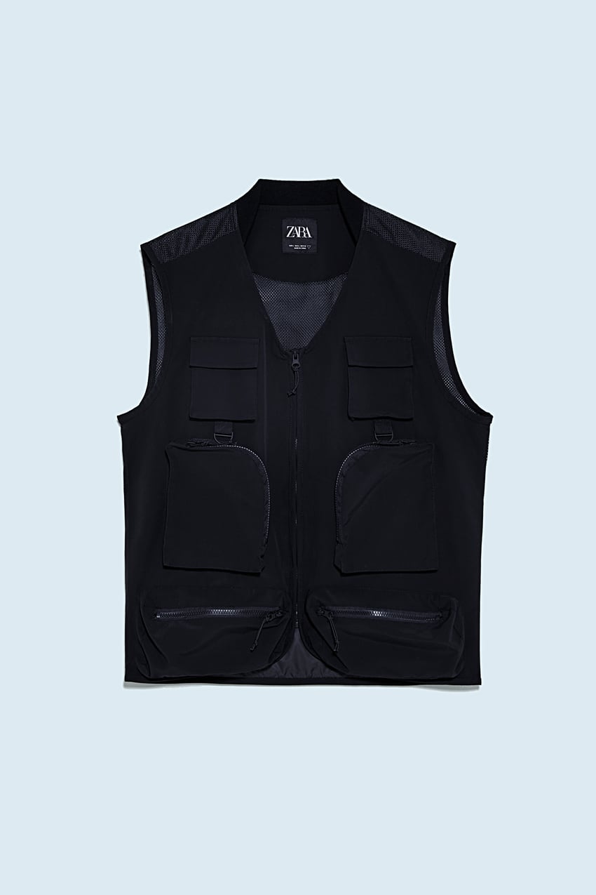 Black Men's Vest
